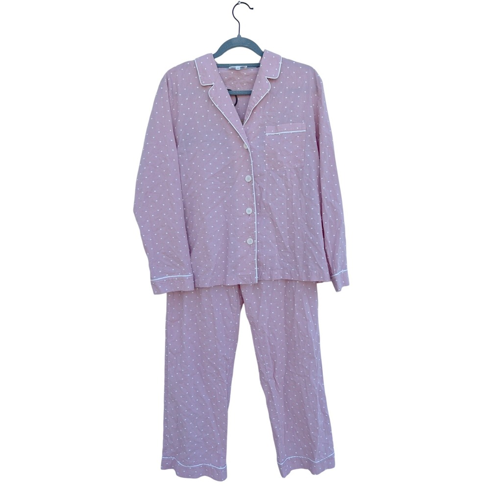 Haven Well Within Pink Heart Pajama Set Top M Bottoms XS Mixed Size Loungewear